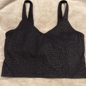 Black Metallic lululemon Align Tank size 10